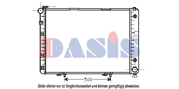 AKS DASIS Radiaator,mootorijahutus 120350N